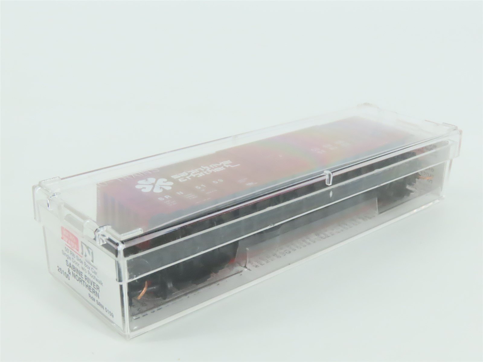 N Scale Micro-Trains MTL 25100 SRN Sabine River & Northern 50' Box Car #5159