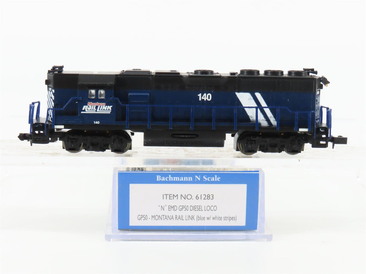 N Scale Bachmann 61283 MRL Montana Rail Link GP50 Diesel Locomotive #140