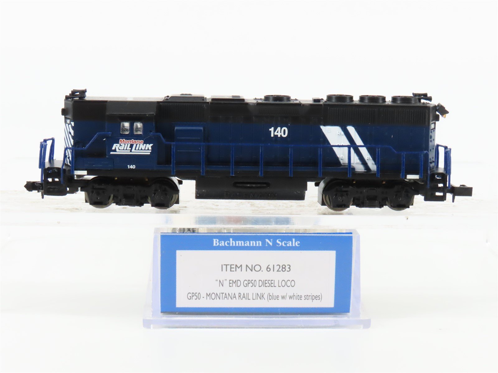 N Scale Bachmann 61283 MRL Montana Rail Link GP50 Diesel Locomotive #140