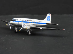 1:400 Aero Classics Die-Cast Pan American McDonnell Douglas DC-3 Aircraft N19912