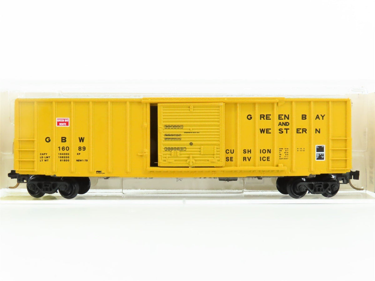 N Scale Kadee Micro-Trains MTL 25230 GBW Green Bay Route 50&#39; Box Car #16089