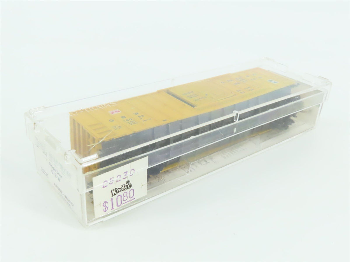 N Scale Kadee Micro-Trains MTL 25230 GBW Green Bay Route 50&#39; Box Car #16089