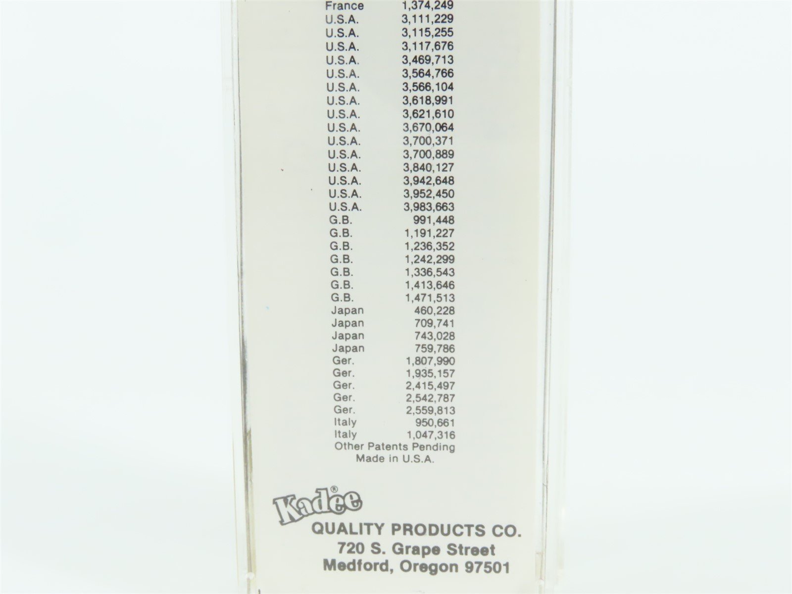 N Scale Kadee Micro-Trains MTL 25230 GBW Green Bay Route 50' Box Car #16089