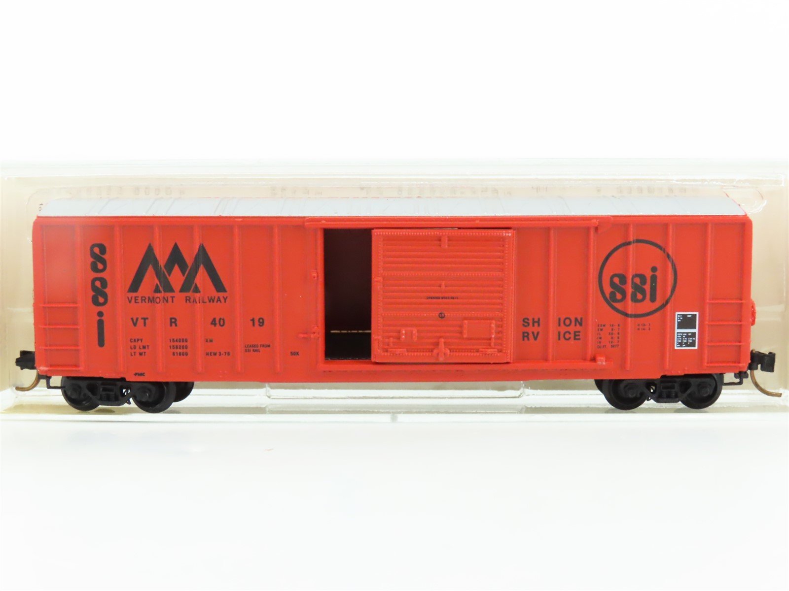 N Scale Kadee Micro-Trains MTL 25220 VTR Vermont Railways 50' Box Car #4019