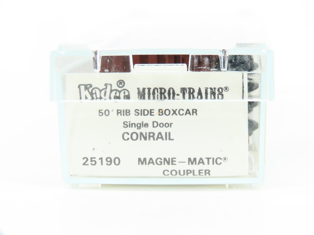N Scale Kadee Micro-Trains MTL 25190 CR Conrail 50&#39; Rib Side Box Car #157315