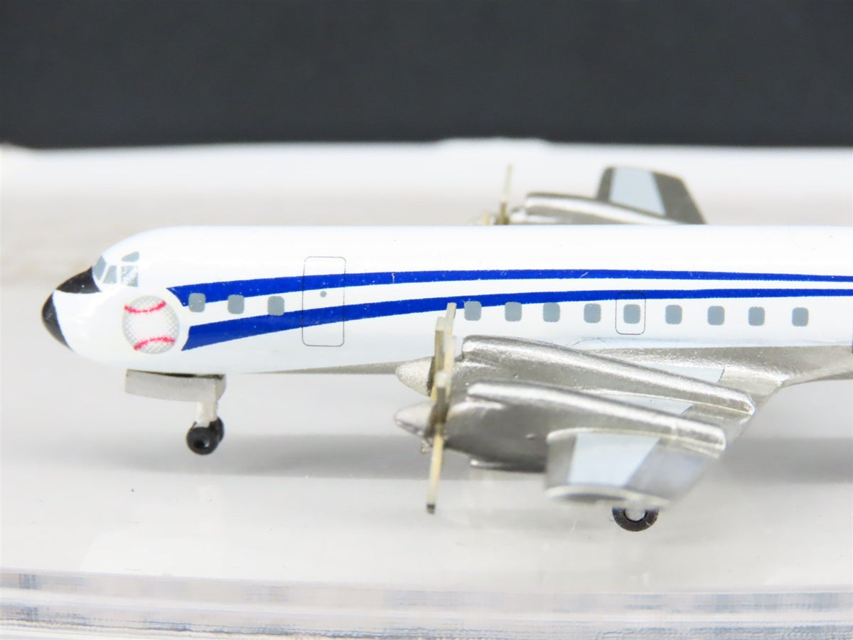 1:400 Aero Classics Die-Cast NIR Los Angeles Dodgers Lockheed L-188 Aircraft