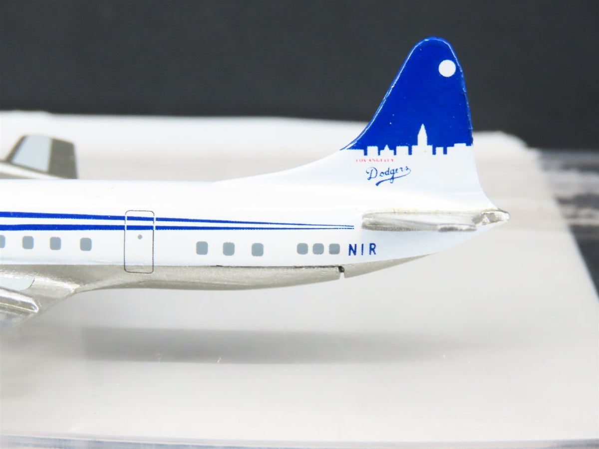1:400 Aero Classics Die-Cast NIR Los Angeles Dodgers Lockheed L-188 Aircraft