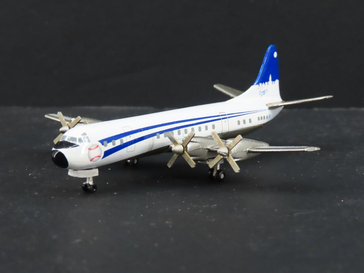 1:400 Aero Classics Die-Cast NIR Los Angeles Dodgers Lockheed L-188 Aircraft