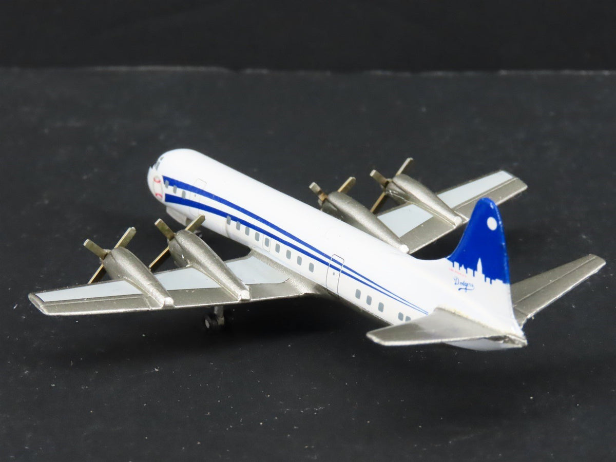 1:400 Aero Classics Die-Cast NIR Los Angeles Dodgers Lockheed L-188 Aircraft