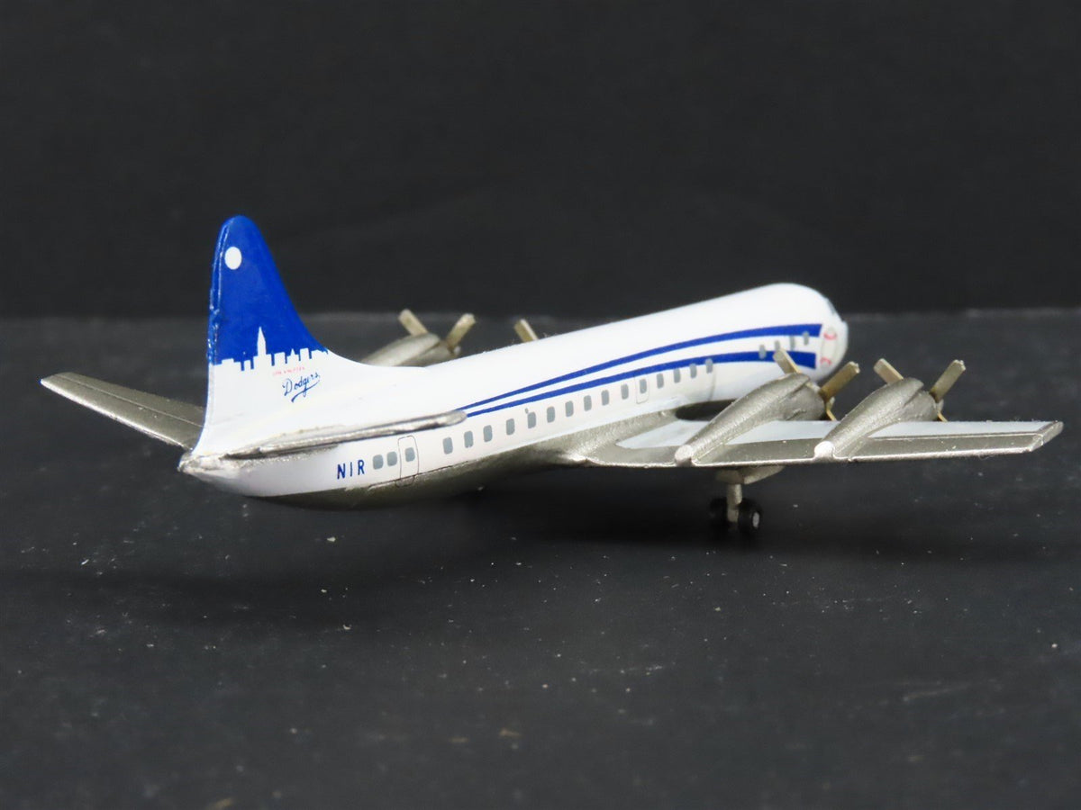 1:400 Aero Classics Die-Cast NIR Los Angeles Dodgers Lockheed L-188 Aircraft