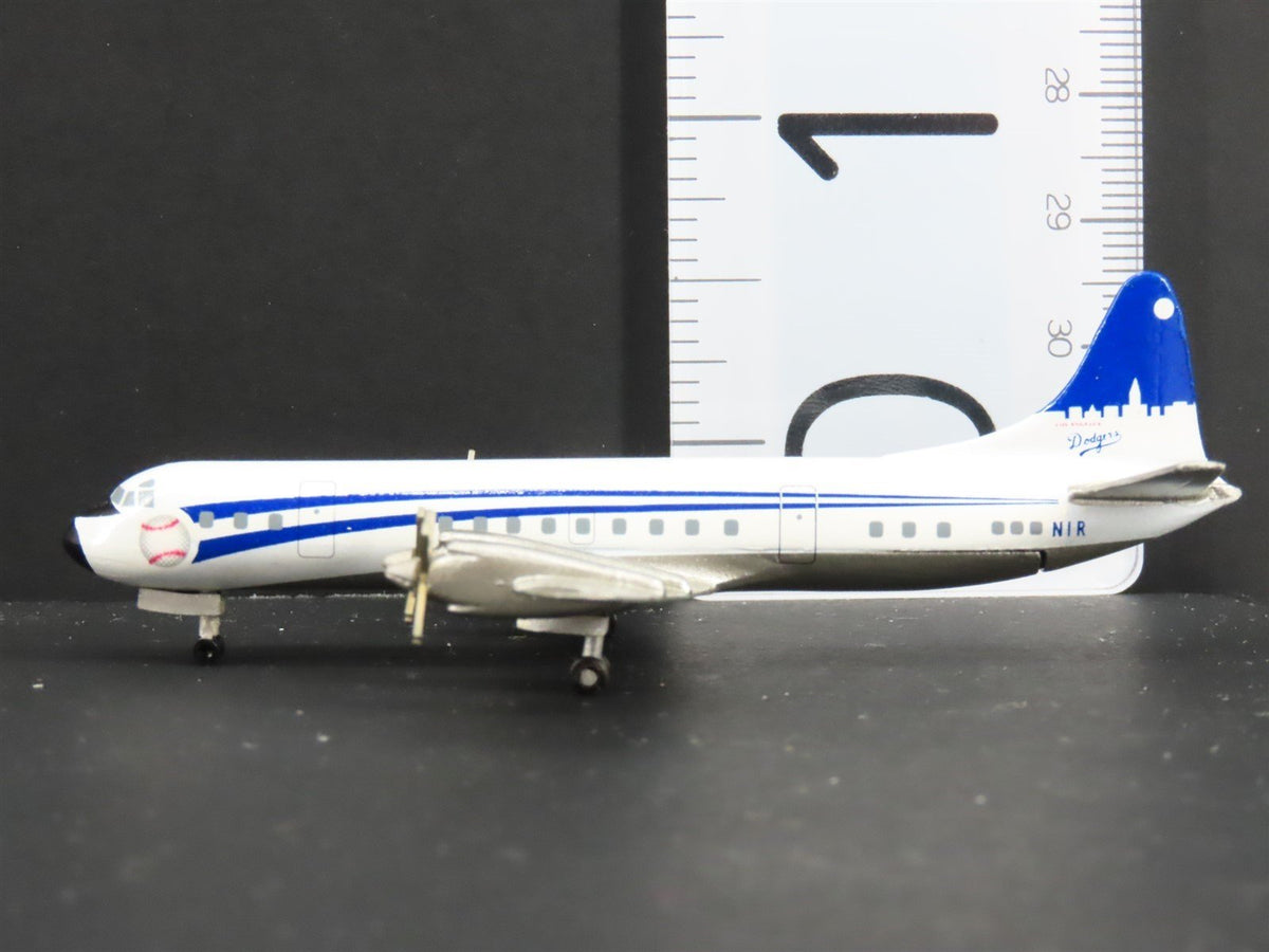 1:400 Aero Classics Die-Cast NIR Los Angeles Dodgers Lockheed L-188 Aircraft