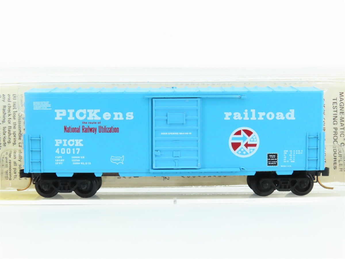 N Scale Kadee Micro-Trains MTL 24140 PICK Pickens Railroad 40&#39; Box Car #40017
