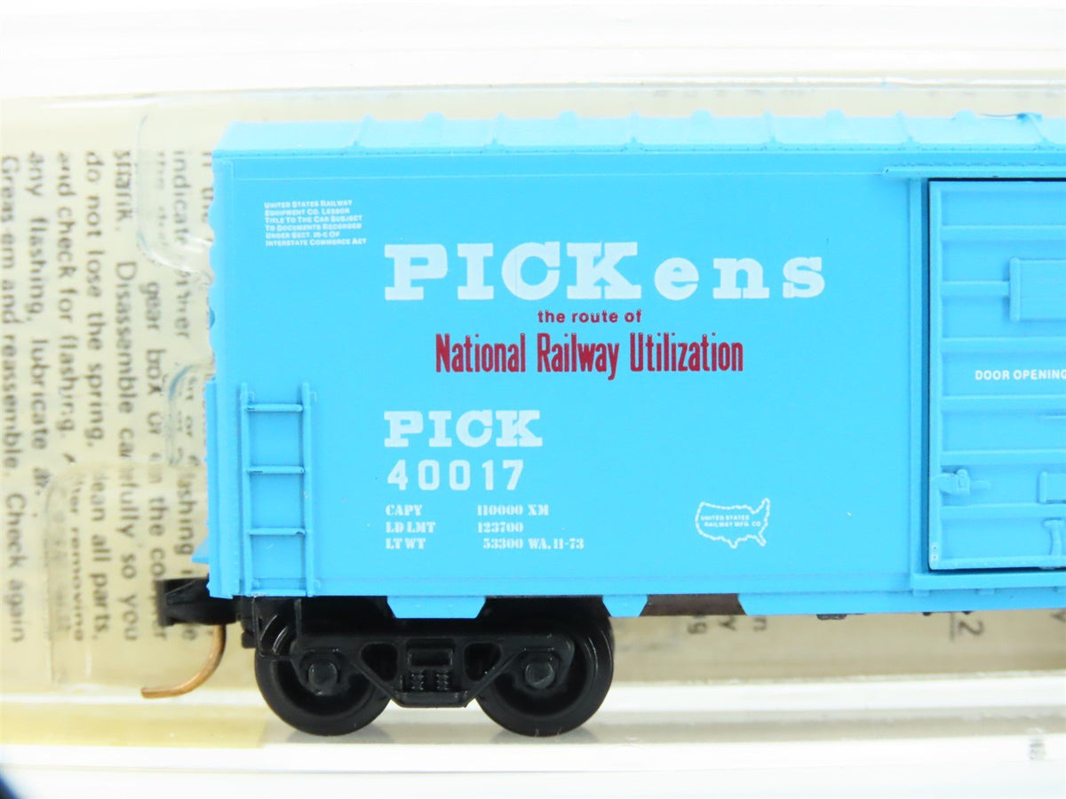 N Scale Kadee Micro-Trains MTL 24140 PICK Pickens Railroad 40&#39; Box Car #40017