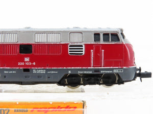 N Scale Arnold 0202 DB Deutsche Bahn BR 220 Diesel Locomotive #103-6
