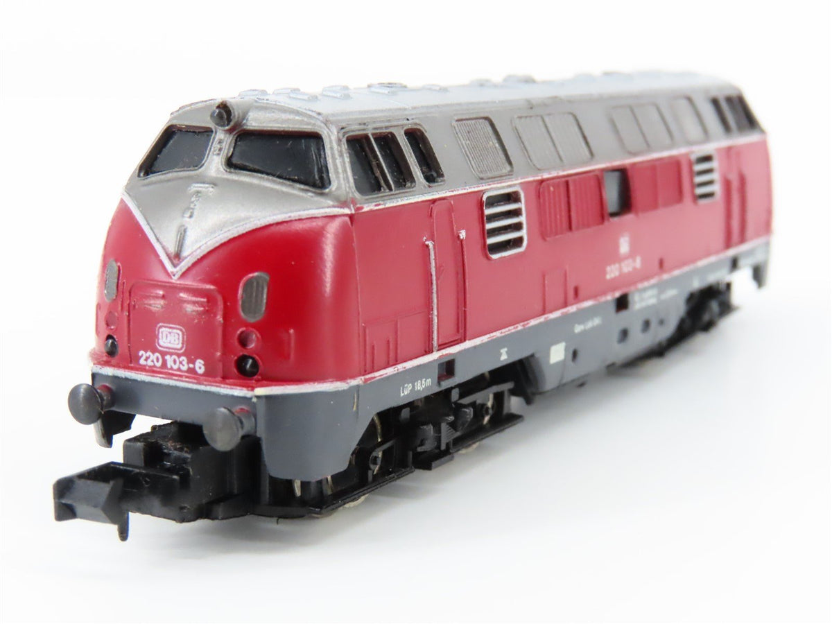 N Scale Arnold 0202 DB Deutsche Bahn BR 220 Diesel Locomotive #103-6