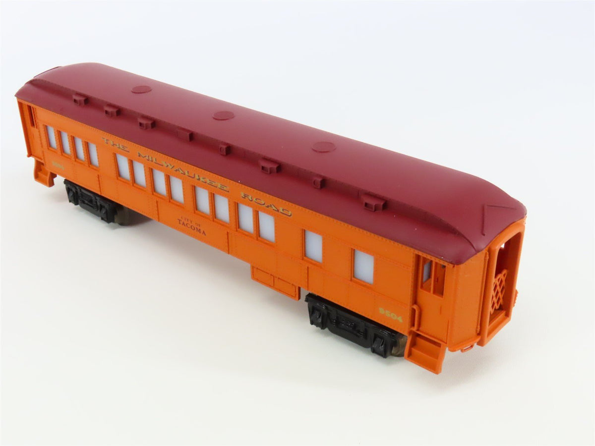 O Gauge 3-Rail Lionel MILW Milwaukee Road City of Tacoma Coach Passenger #9504