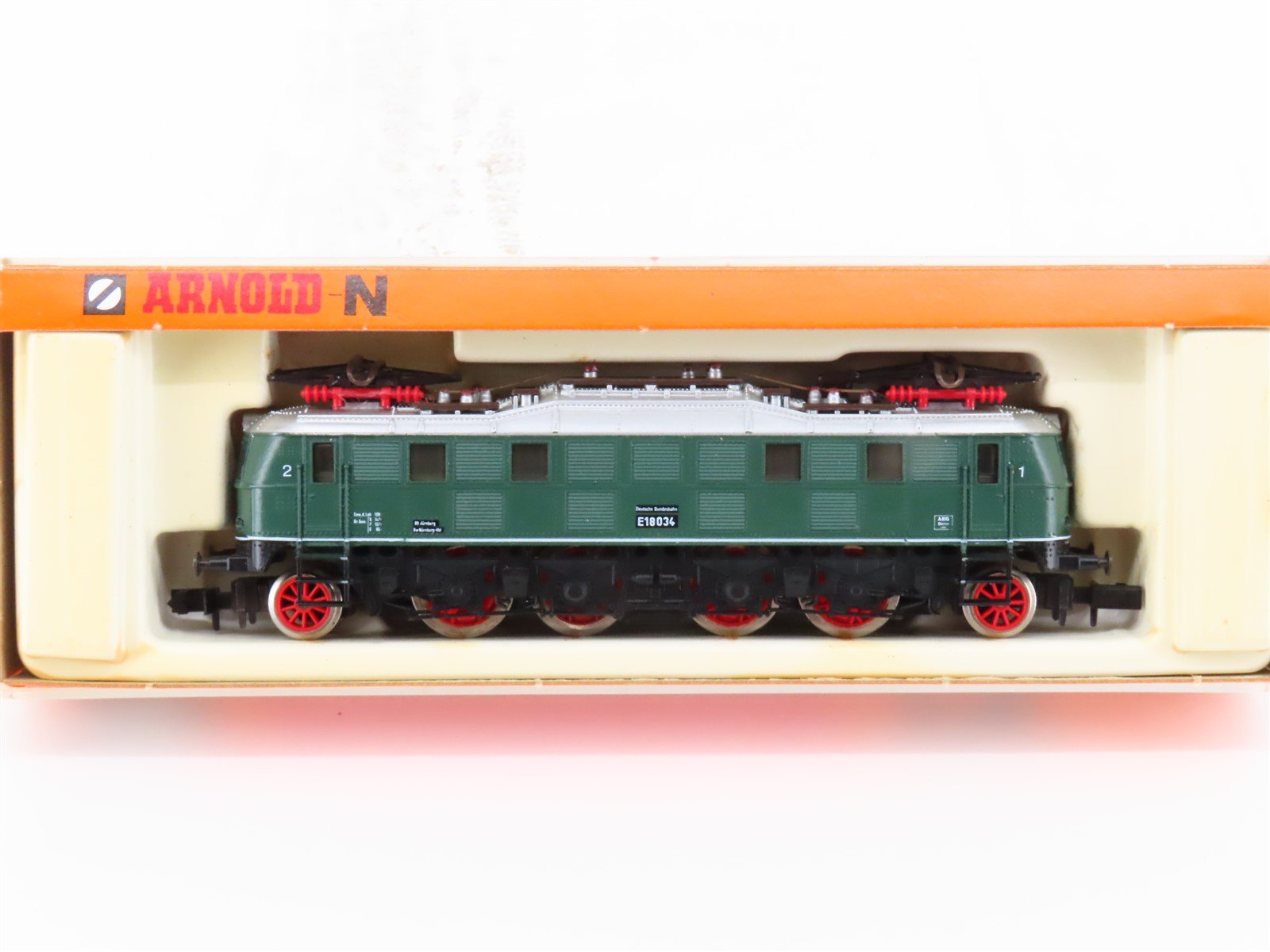 N Scale Arnold 2458 DB Duetsche Bundesbahn E18 Electric Loco #034