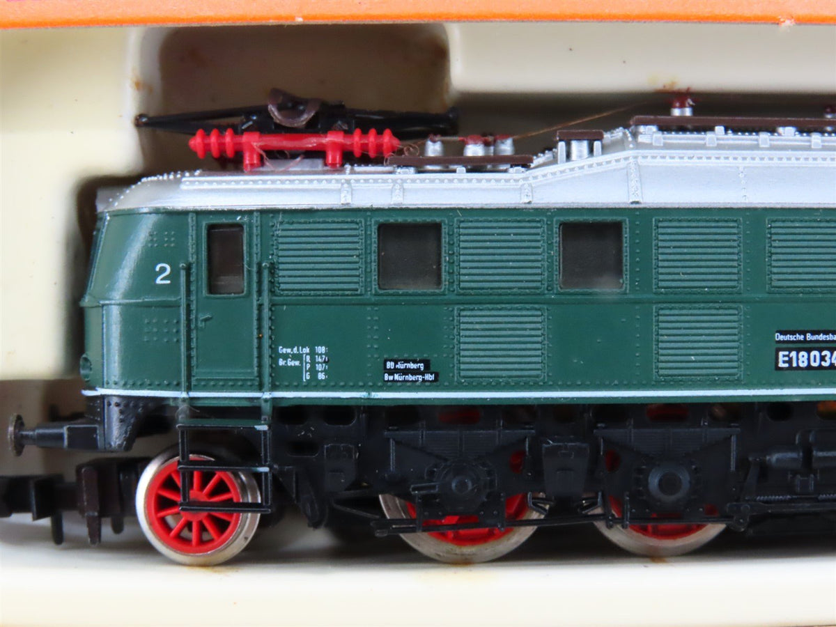 N Scale Arnold 2458 DB Duetsche Bundesbahn E18 Electric Loco #034