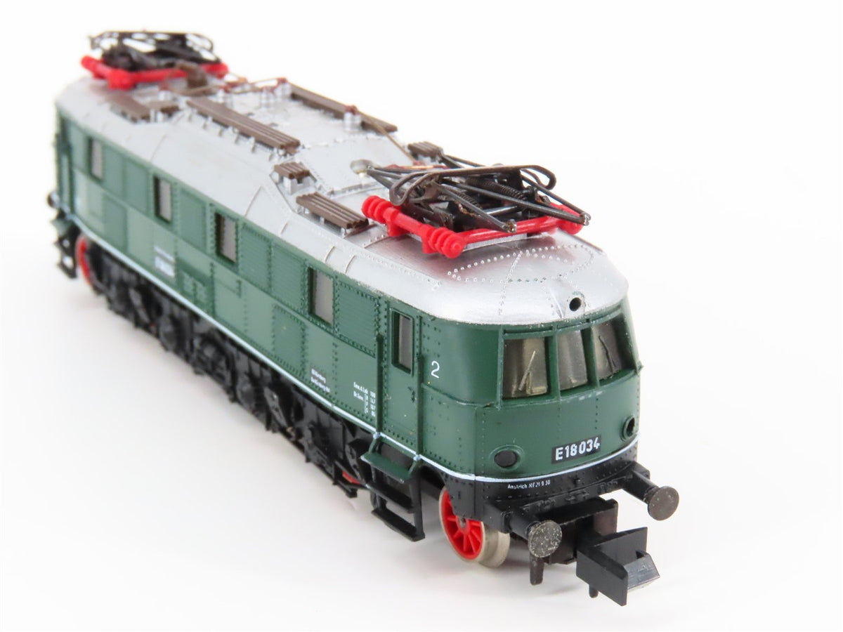 N Scale Arnold 2458 DB Duetsche Bundesbahn E18 Electric Loco #034