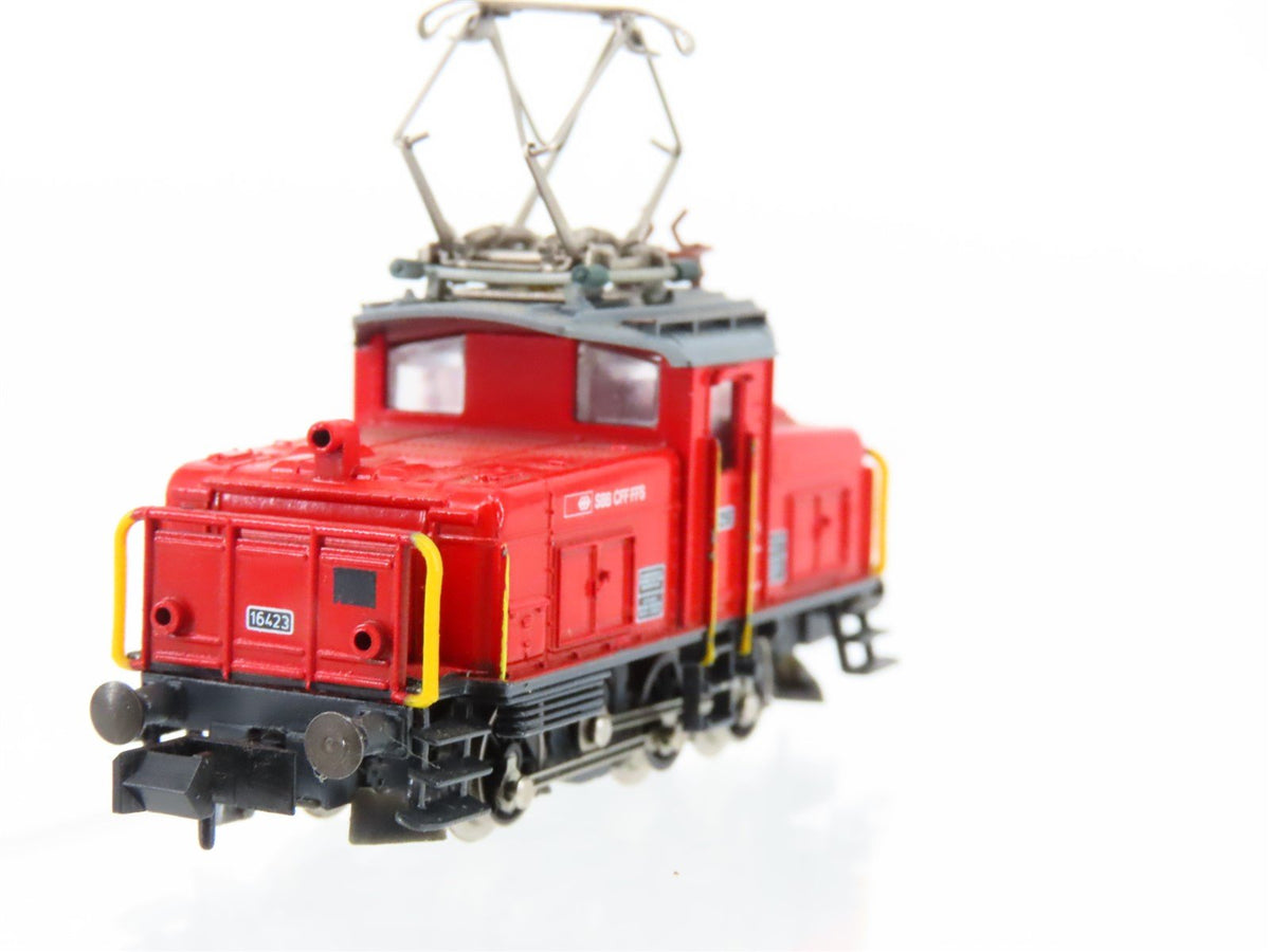 N Scale Arnold 2427 SBB CFF FFS Swiss Federal Electric Loco #16423
