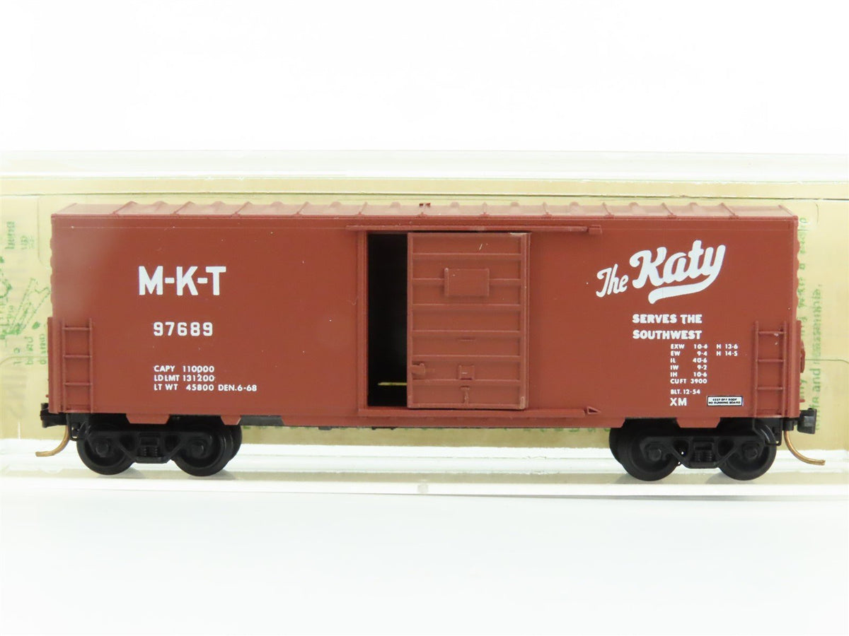 N Scale Kadee Micro-Trains MTL 24229 MKT The Katy 40&#39; Box Car #97689 Blue Label