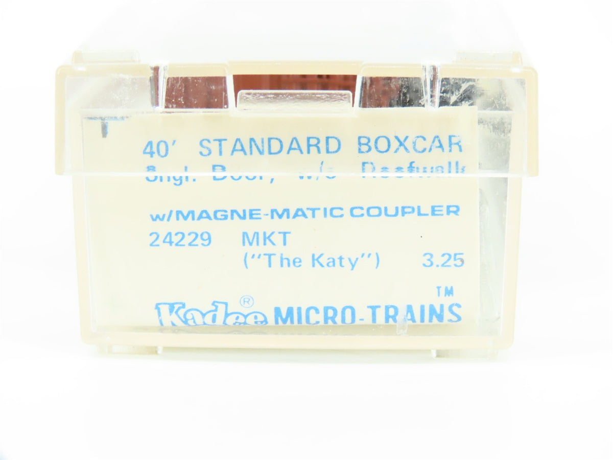 N Scale Kadee Micro-Trains MTL 24229 MKT The Katy 40&#39; Box Car #97689 Blue Label