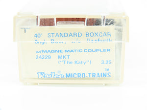 N Scale Kadee Micro-Trains MTL 24229 MKT The Katy 40' Box Car #97689 Blue Label