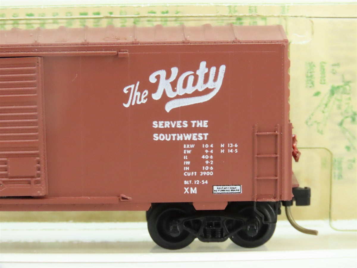 N Scale Kadee Micro-Trains MTL 24229 MKT The Katy 40&#39; Box Car #97689 Blue Label