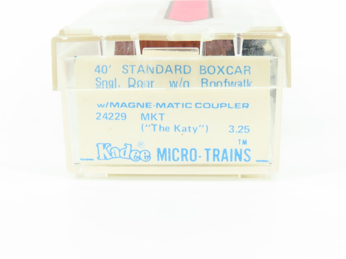 N Scale Kadee Micro-Trains MTL 24229 MKT The Katy 40&#39; Box Car #97689 Blue Label