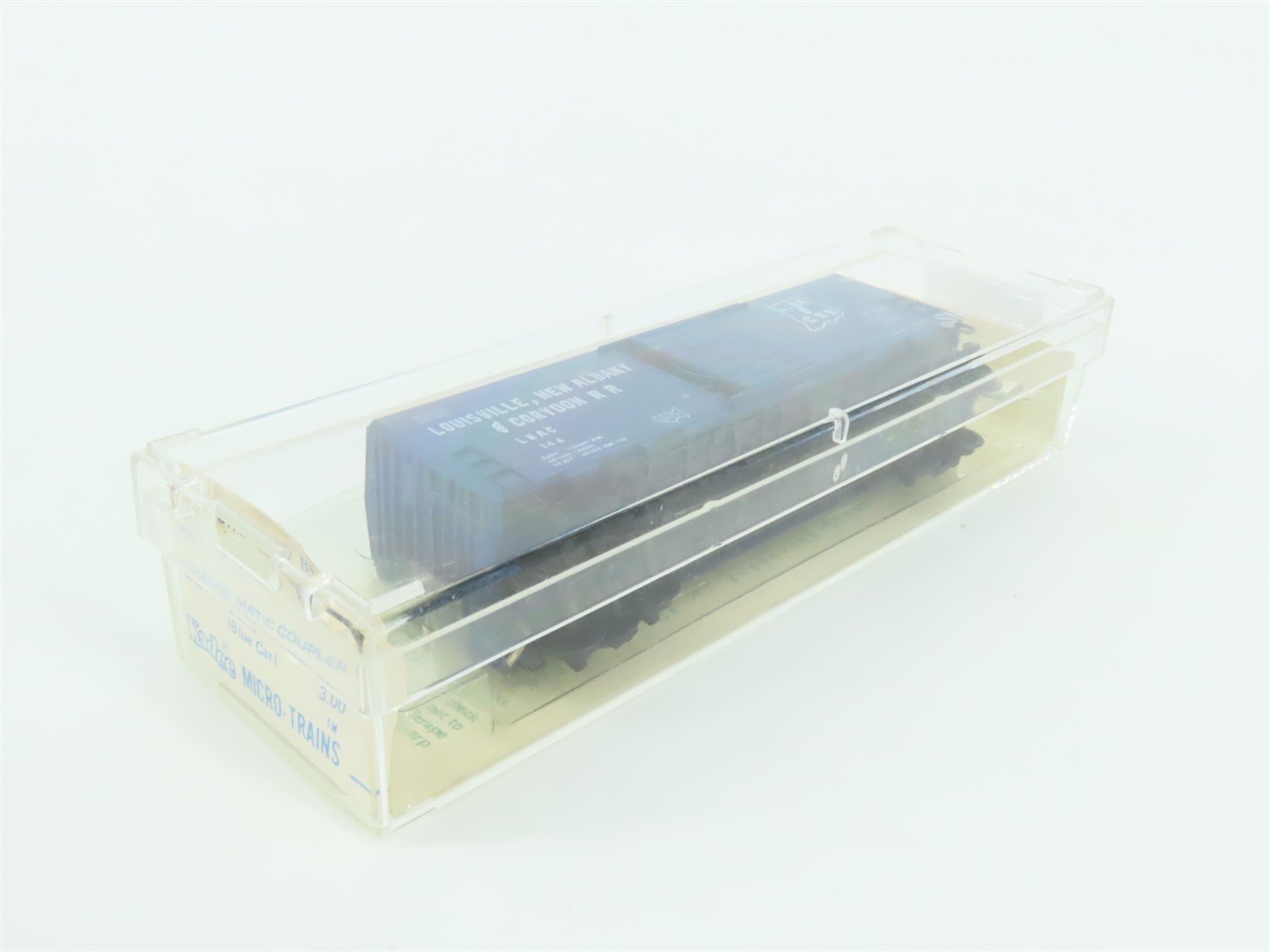 N Scale Kadee Micro-Trains MTL 24314 LNAC Single Door Box Car #144 - Blue Label