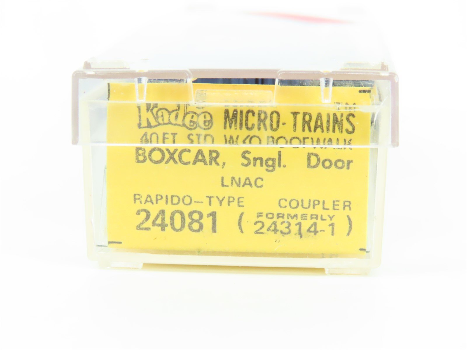 N Scale Kadee Micro-Trains MTL 24081 LNAC 40' Single Door Box Car #144