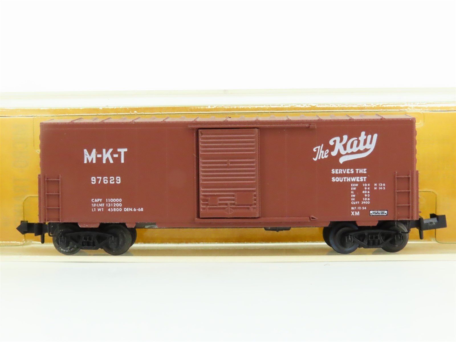 N Scale Kadee Micro-Trains MTL 24229-1 MKT The Katy 40' Box Car #97629