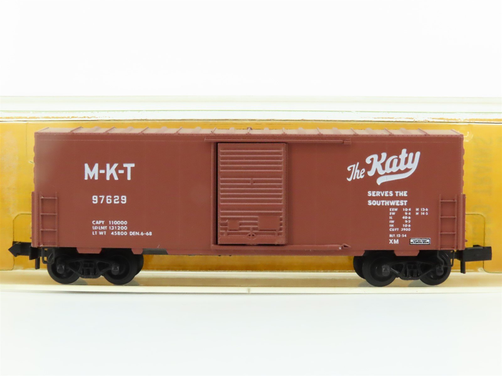 N Scale Kadee Micro-Trains MTL 24229-1 MKT The Katy 40' Boxcar #97629 Blue Label