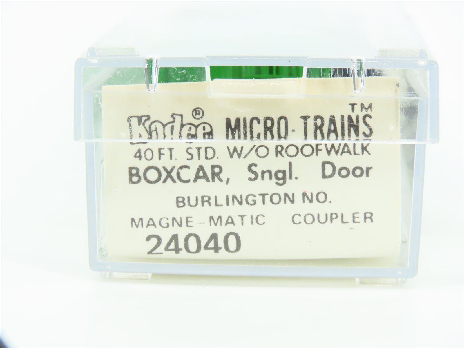 N Scale Kadee Micro-Trains MTL 24040 BN Burlington Northern 40' Boxcar #161848
