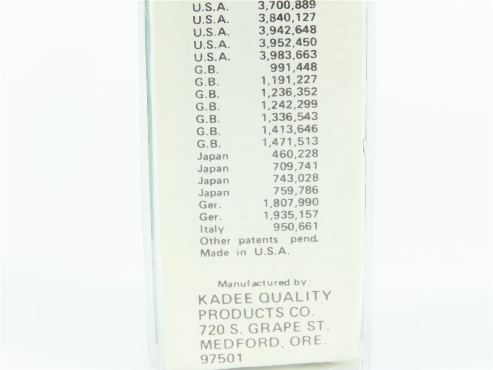 N Scale Kadee Micro-Trains MTL 24040 BN Burlington Northern 40' Boxcar #161848