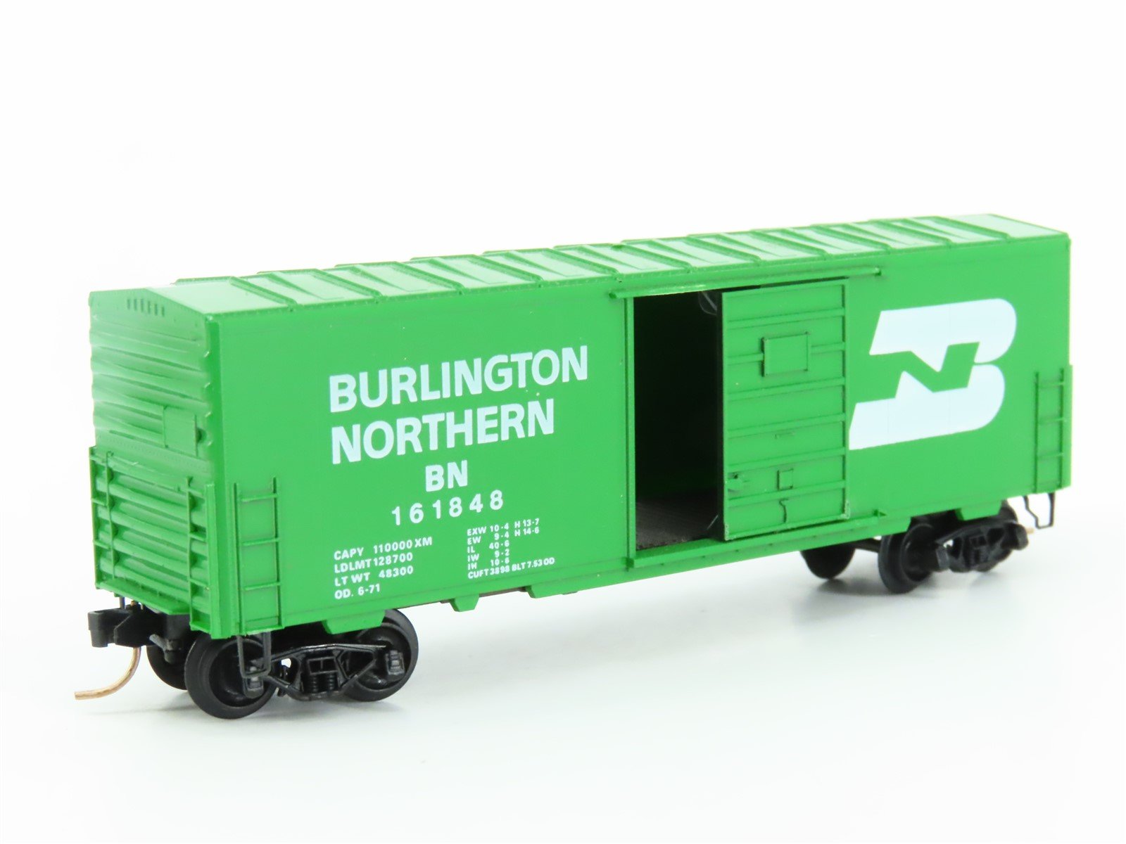 N Scale Kadee Micro-Trains MTL 24040 BN Burlington Northern 40' Boxcar #161848