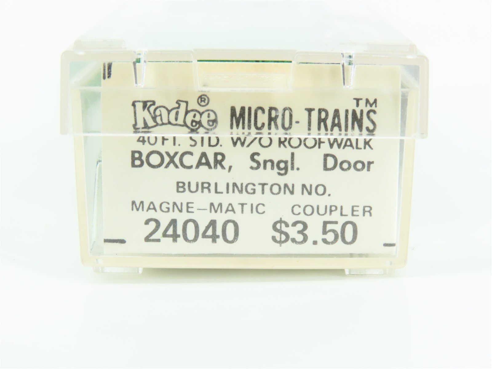 N Scale Kadee Micro-Trains MTL 24040 BN Burlington Northern 40' Boxcar #161848