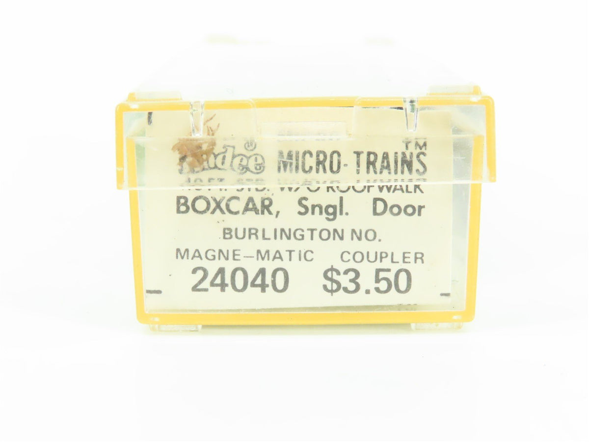 N Scale Kadee Micro-Trains MTL 24040 BN Burlington Northern 40&#39; Boxcar #161848