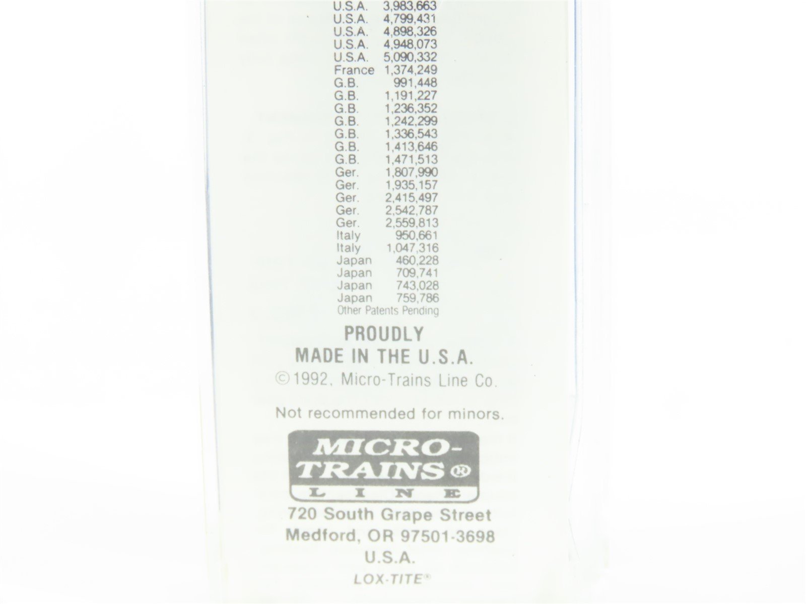 N Scale Micro-Trains MTL 24110 OP&E Oregon Pacific & Eastern 40' Boxcar #1032