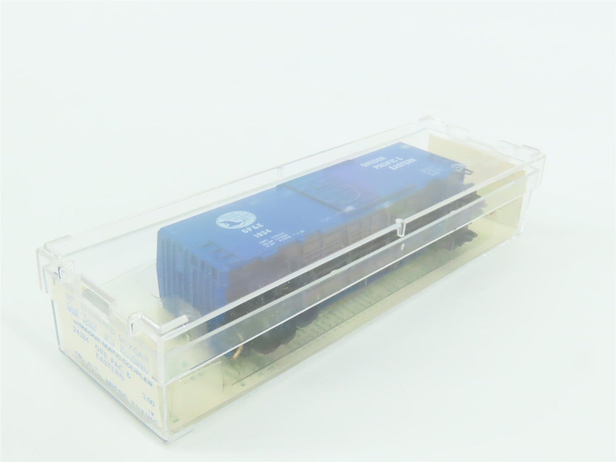 N Kadee Micro-Trains MTL 24384 OP&amp;E 40&#39; Single Door Boxcar #1034 - Blue Label