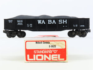 O Gauge 3-Rail Lionel 6-9820 WAB Wabash Railroad Open Gondola #9820