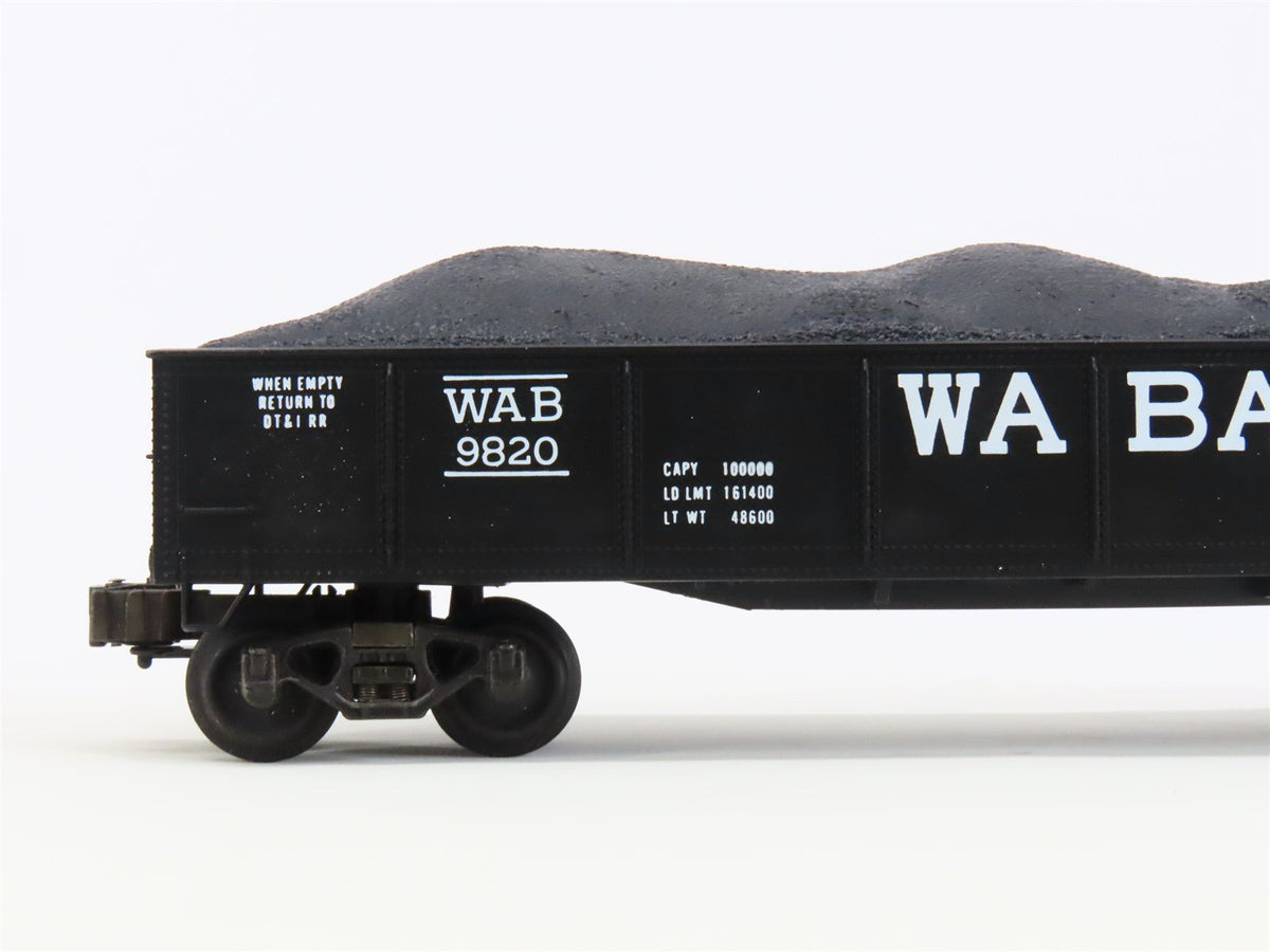 O Gauge 3-Rail Lionel 6-9820 WAB Wabash Railroad Open Gondola #9820
