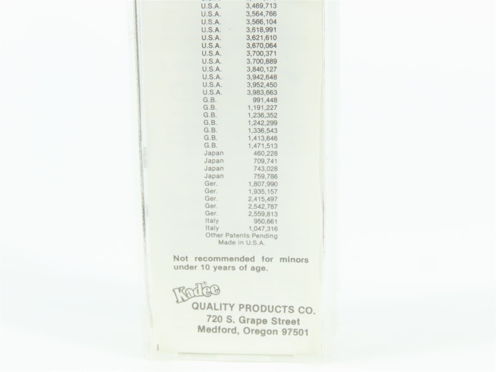 N Kadee Micro-Trains MTL 24200 MP Missouri Pacific 40' Single Door Boxcar 354209