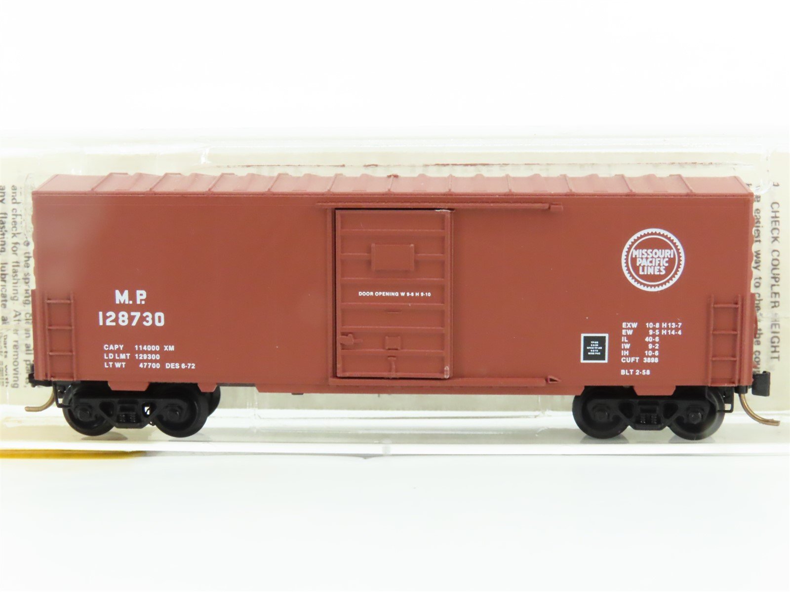N Kadee Micro-Trains MTL 24190 MP Missouri Pacific 40' Single Door Boxcar 128730