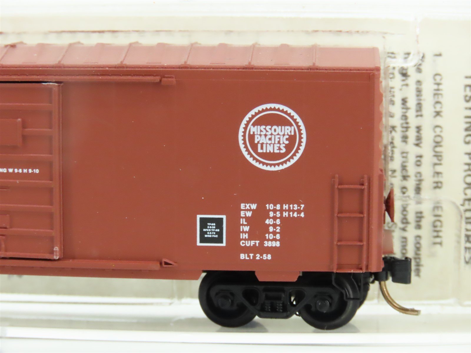 N Kadee Micro-Trains MTL 24190 MP Missouri Pacific 40' Single Door Boxcar 128730
