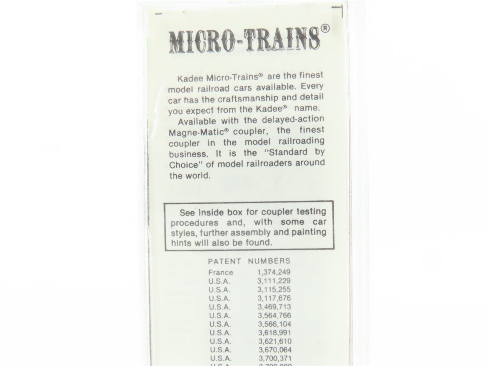 N Kadee Micro-Trains MTL 24190 MP Missouri Pacific 40' Single Door Boxcar 128730