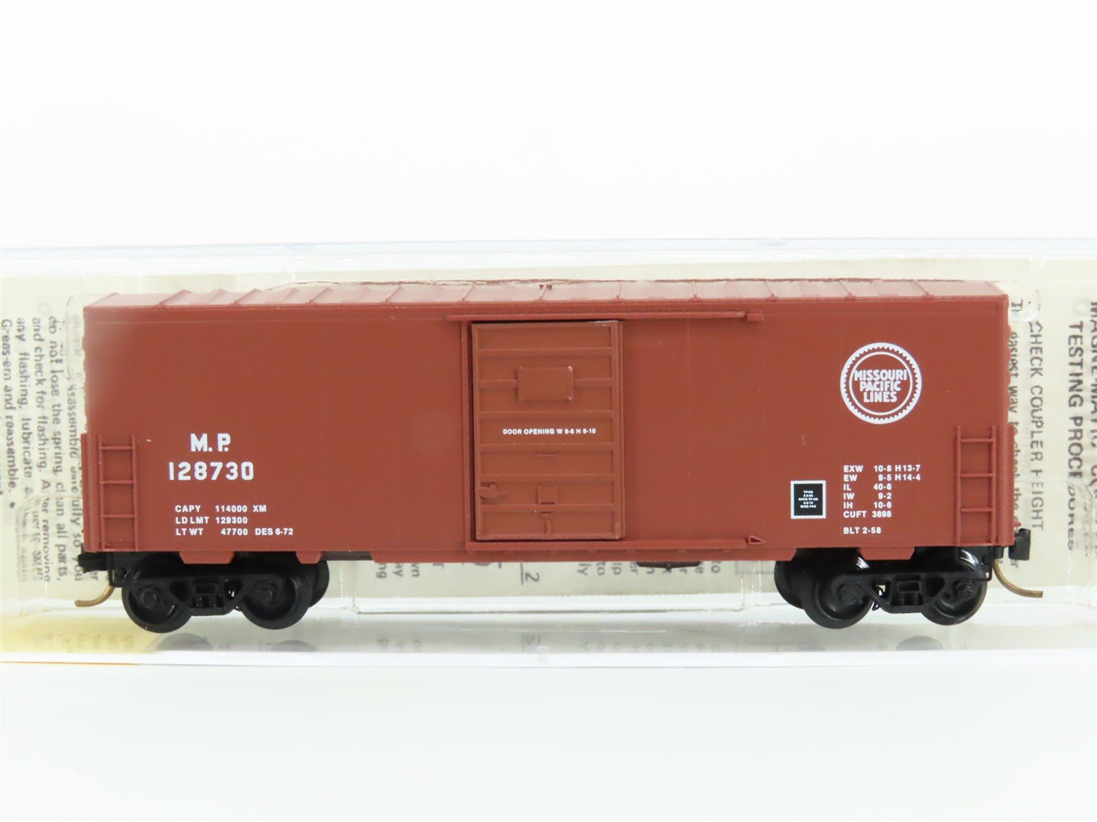 N Kadee Micro-Trains MTL 24190 MP Missouri Pacific 40' Single Door Boxcar 128730