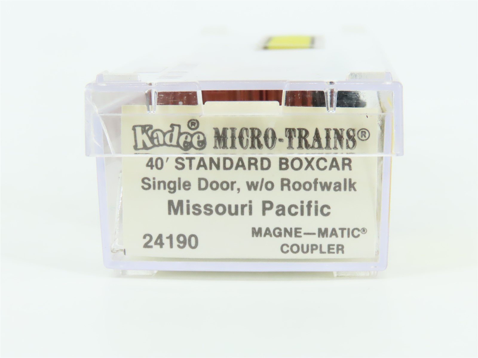 N Kadee Micro-Trains MTL 24190 MP Missouri Pacific 40' Single Door Boxcar 128730