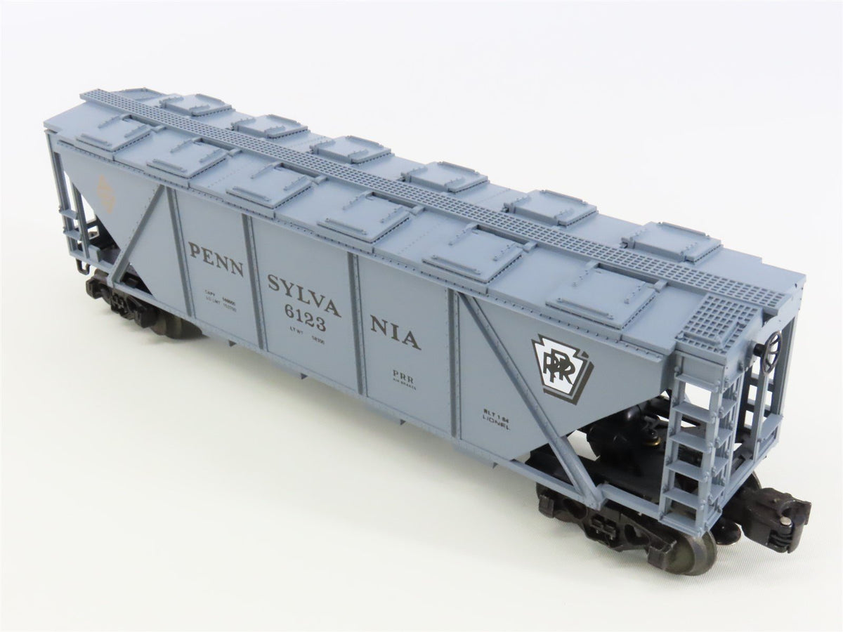 O Gauge 3-Rail Lionel 6-6123 PRR Pennsylvania 4-Bay Covered Hopper #6123