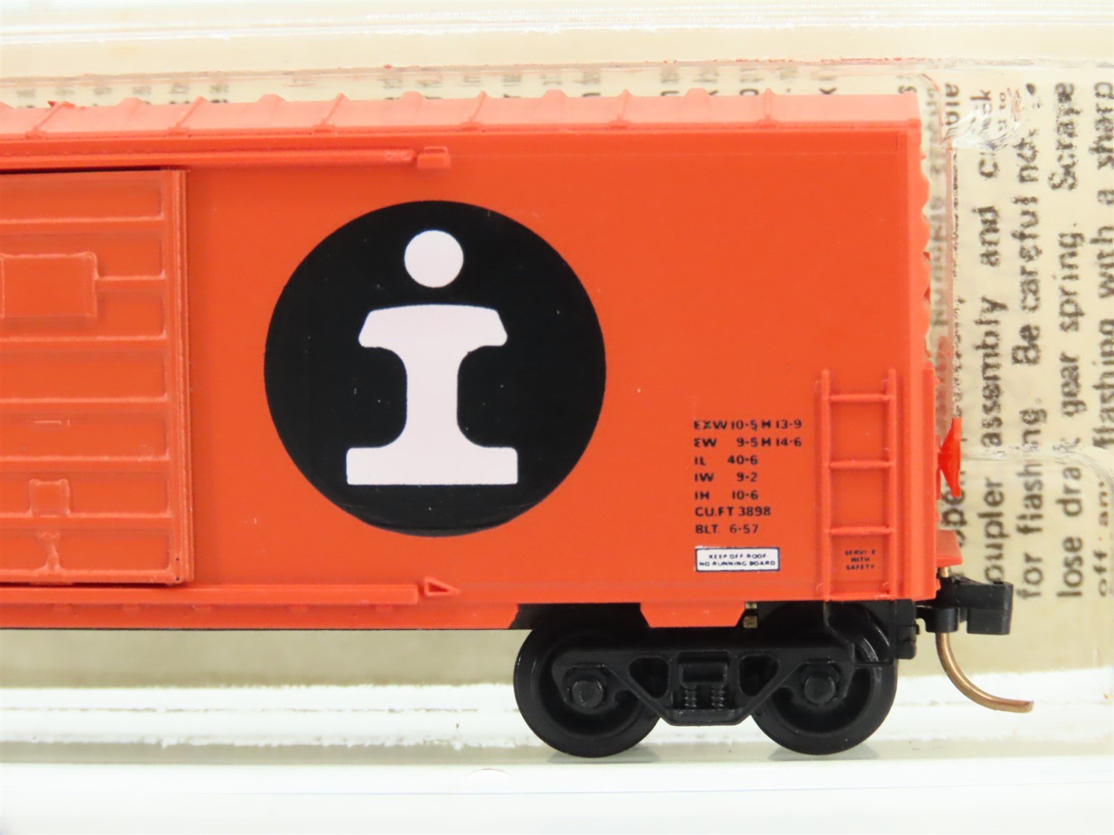 N Scale Kadee Micro-Trains MTL 24070 ICG Illinois Central Gulf 40' Boxcar 416108